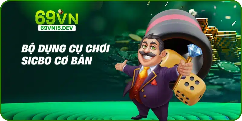 Bộ dụng cụ chơi Sicbo cơ bản