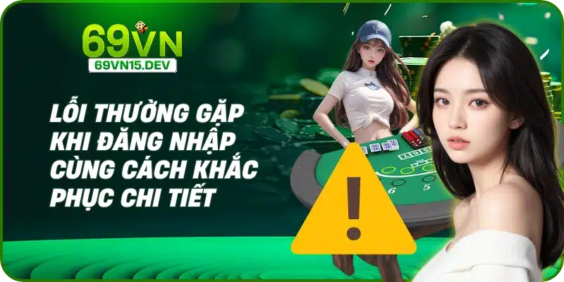 Lỗi thường gặp khi đăng nhập cùng cách khắc phục chi tiết