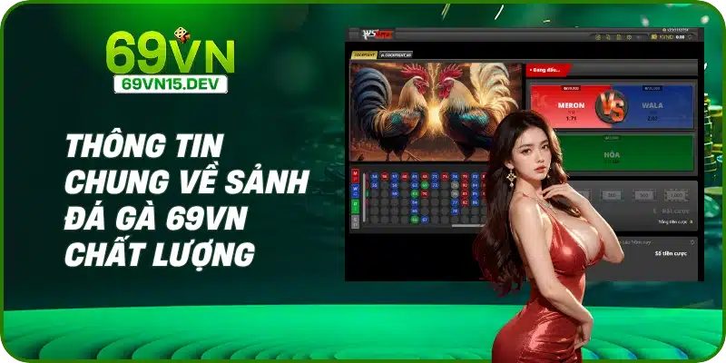 Thông tin chung về sảnh đá gà 69VN chất lượng